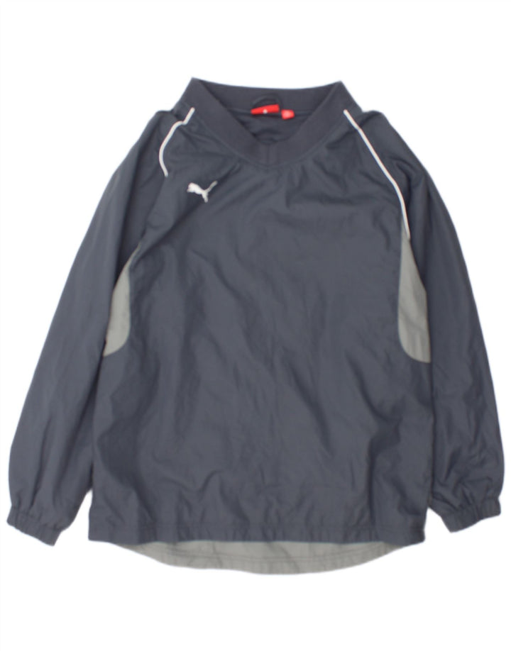 Zara Boys Pullover Treino Top 13-14 Anos Cinza Colourblock Poliéster
