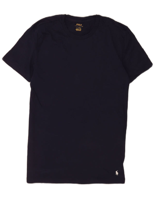Camiseta masculina Polo Ralph Lauren grande algodão azul marinho