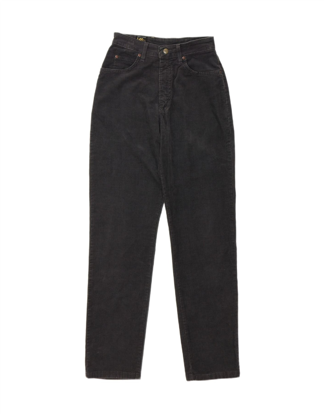 LEE Womens Slim Corduroy Trousers W31 L33 Grey Cotton Vintage Lee and Second-Hand Lee from Messina Hembry 