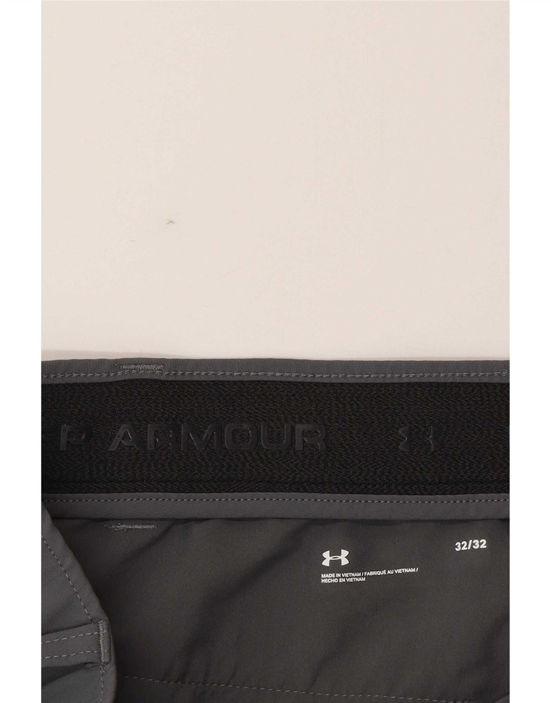 Under Armour Mens Straight Chino Calças W32 L32 Cinza Poliamida