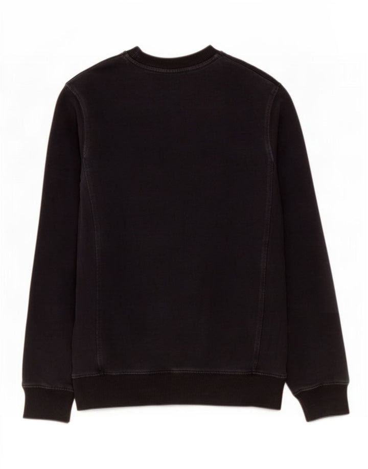 Lee moletom masculino gráfico jumper pequeno algodão preto