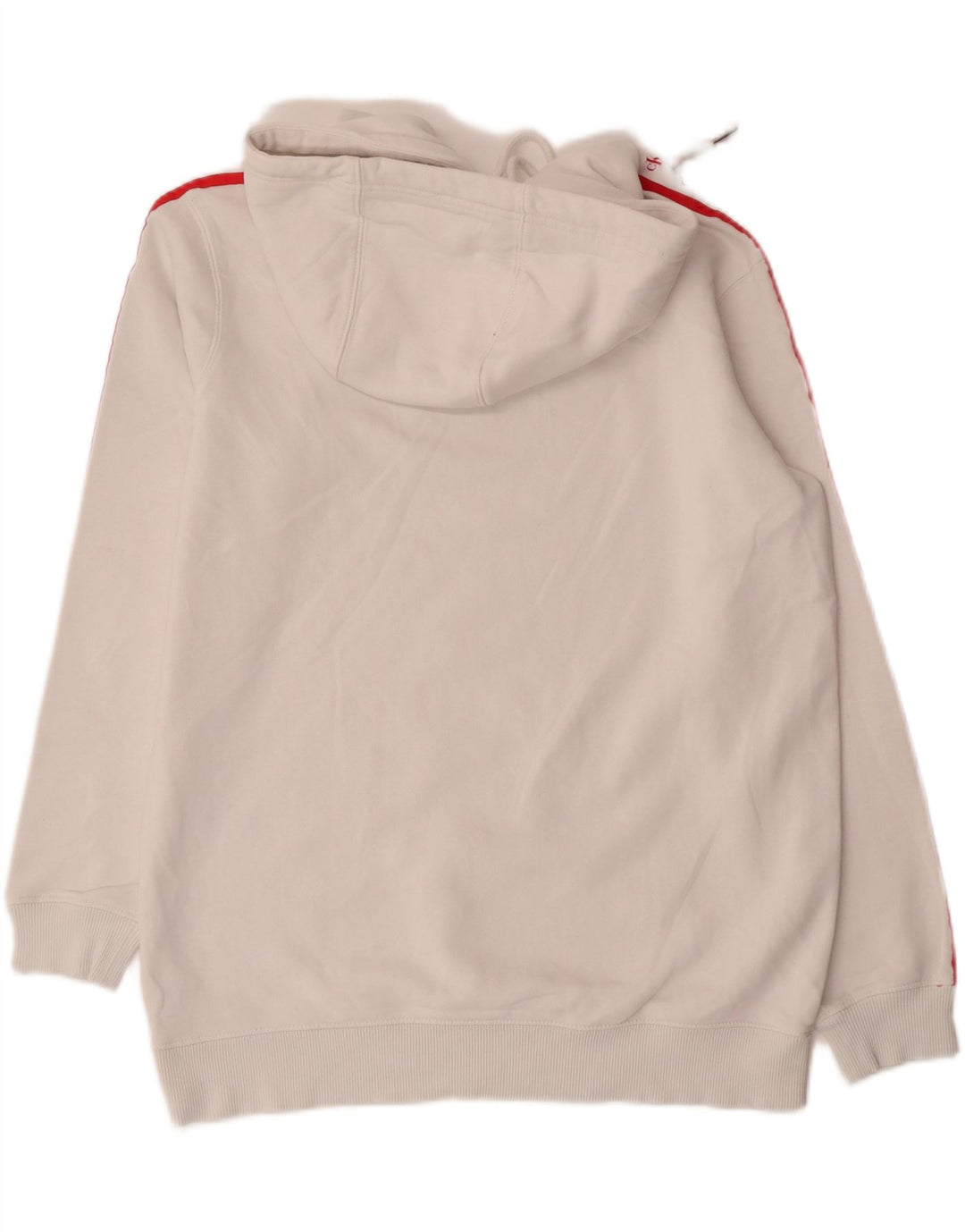 CALVIN KLEIN moletom com capuz gráfico masculino pequeno algodão branco
