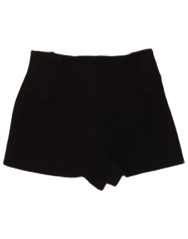 Zara Calça feminina cintura alta médio W28 poliéster preto