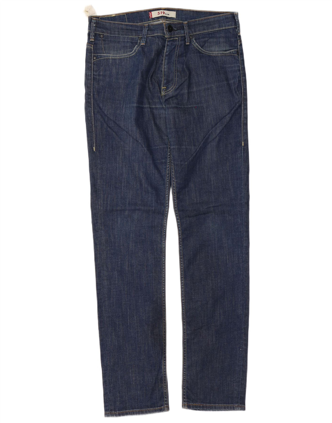 Levi's Masculino 519 Slim Jeans W34 L34 Azul Algodão
