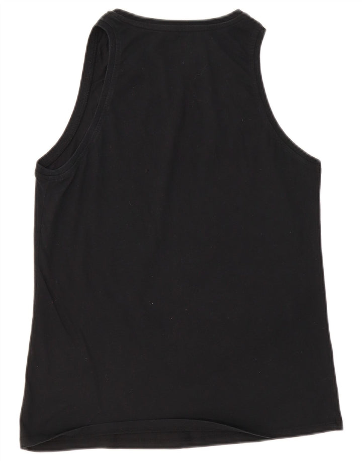 Colete gráfico Nike feminino Dri Fit Top UK 10 pequeno preto