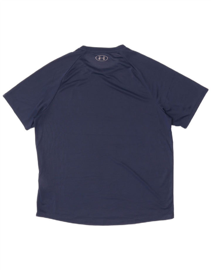 Camiseta masculina Under Armour grande poliéster azul marinho