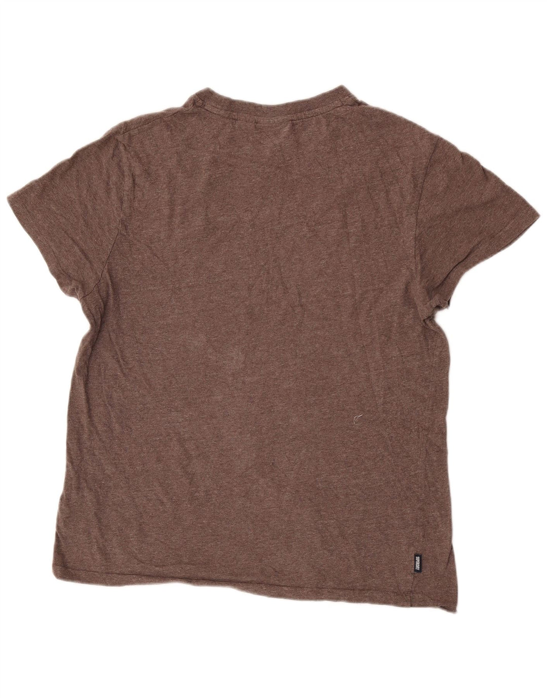 Camiseta masculina Superdry Top XL algodão marrom