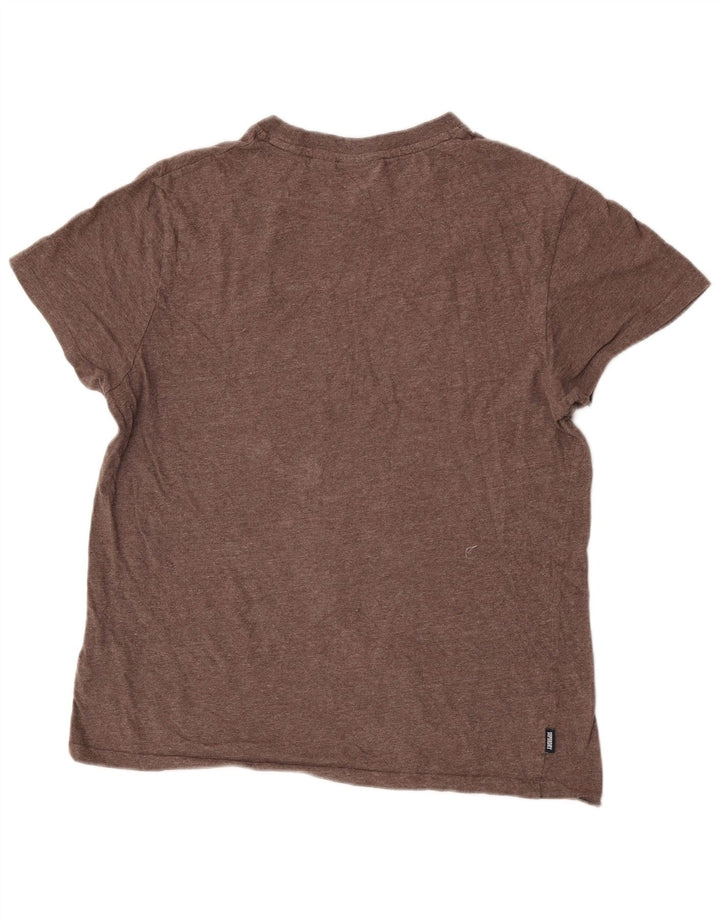 Camiseta masculina Superdry Top XL algodão marrom