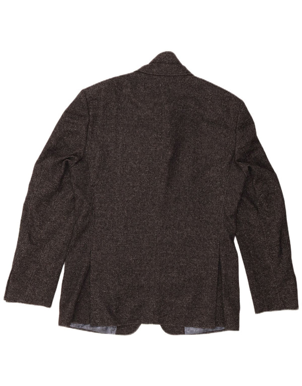 Jaqueta blazer masculina ROY ROBSON com 3 botões Reino Unido 38 cinza médio lã nova