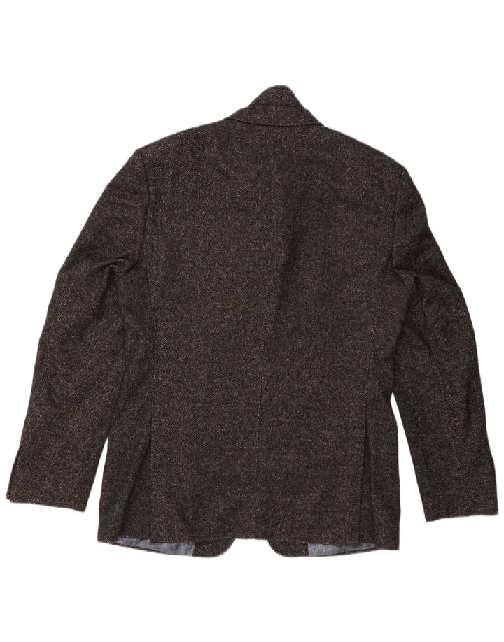 Jaqueta blazer masculina ROY ROBSON com 3 botões Reino Unido 38 cinza médio lã nova