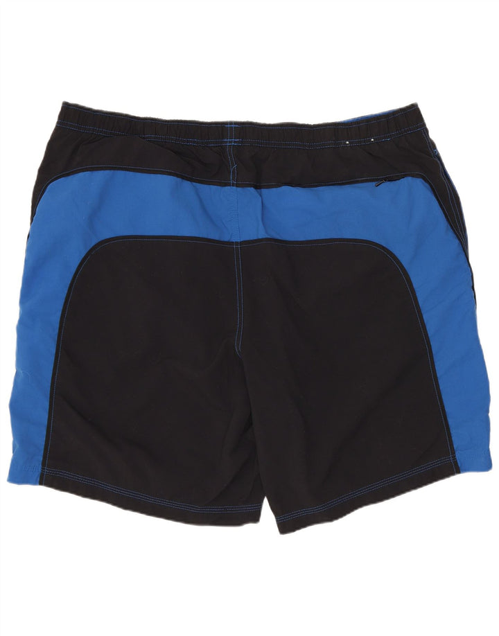 EDDIE BAUER Shorts de natação masculino XL preto Colourblock Nylon