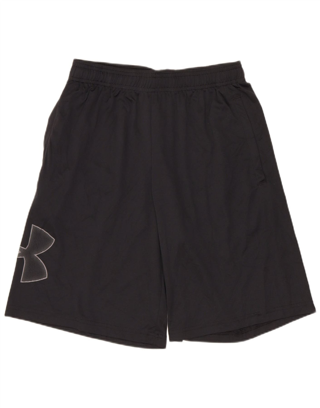 UNDER ARMOUR Mens Heat Gear Graphic Sport Shorts Pequeno Poliéster Preto