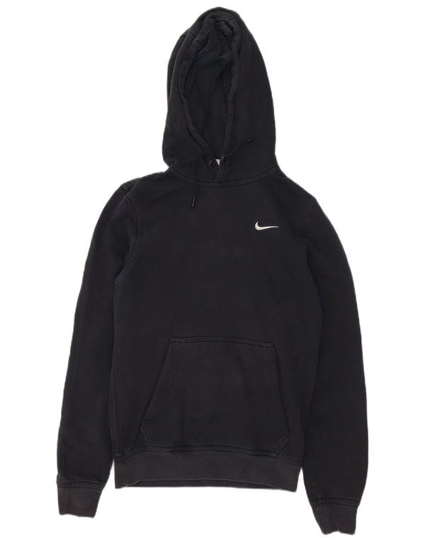 Nike Mens Hoodie Jumper XS Algodão Preto