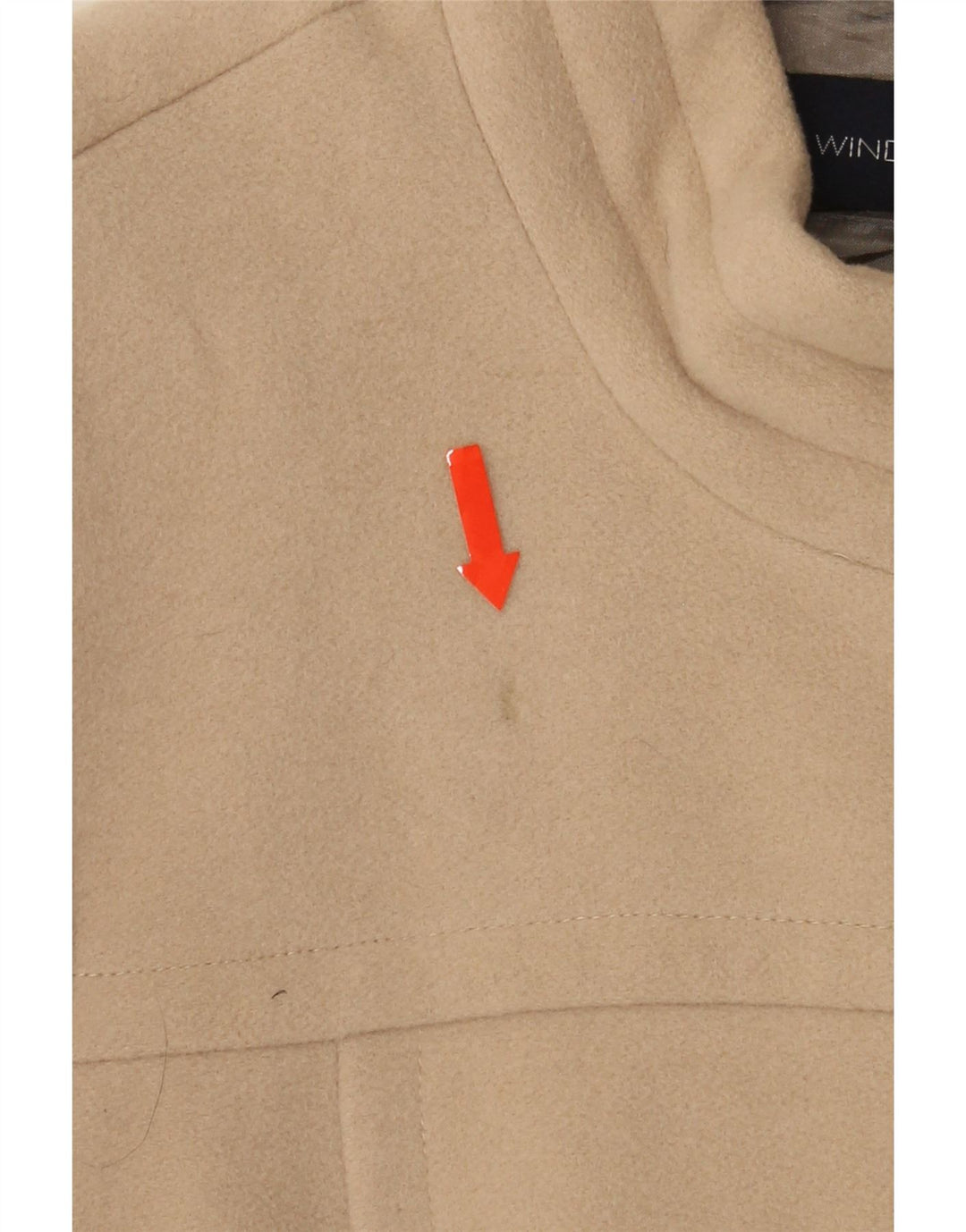 WINDSMOOR Womens Overcoat UK 16 Large Beige Wool Vintage Windsmoor and Second-Hand Windsmoor from Messina Hembry 