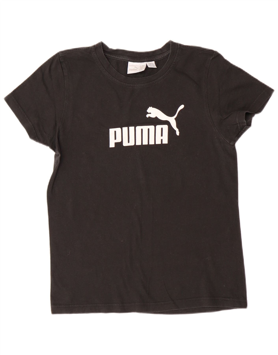 Camiseta feminina PUMA com estampa gráfica UK 14 grande preta