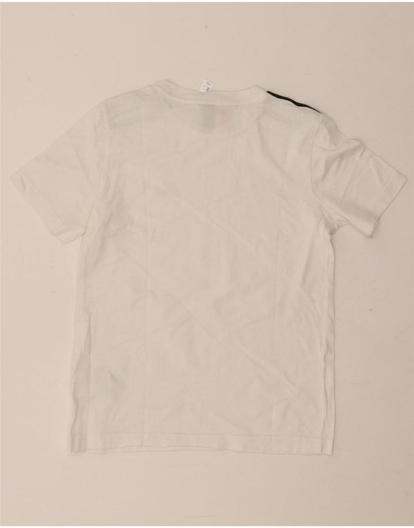 Camiseta Adidas Meninos Top 11-12 Anos Algodão Branco