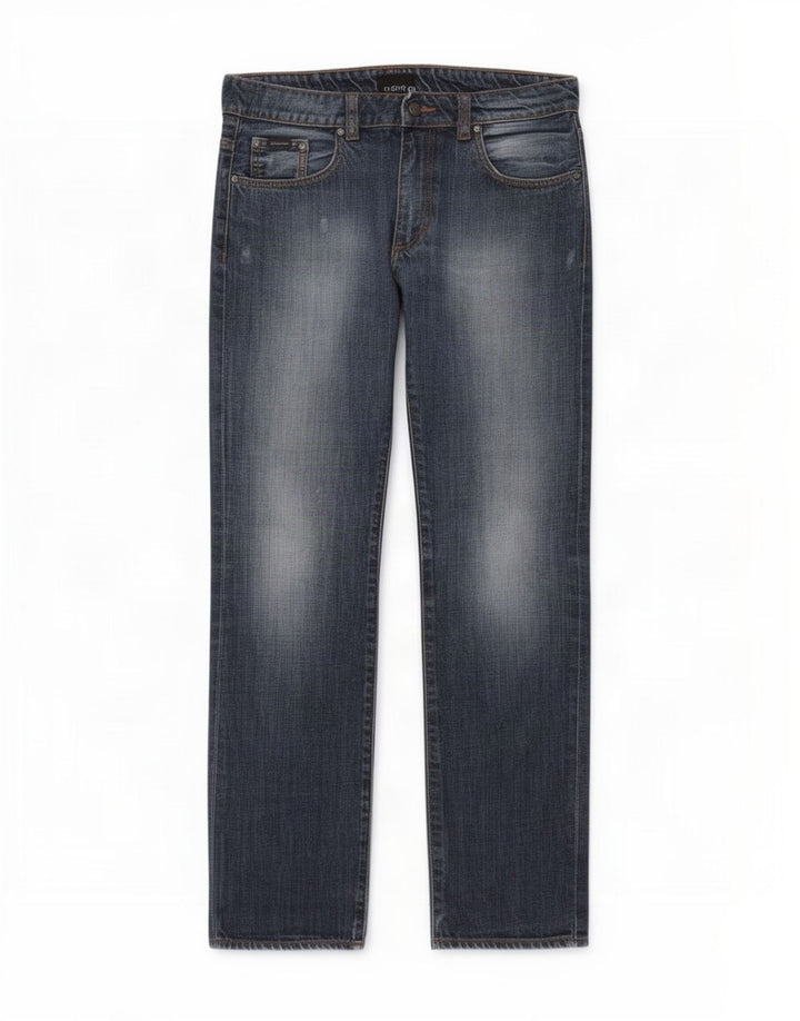 Calça jeans reta masculina Calvin Klein W31 L32 azul