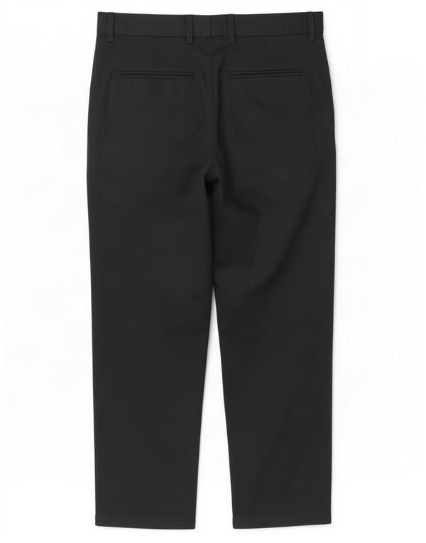 Zara Mens Straight Suit Calças EU 38 Pequeno W30 L26 Preto