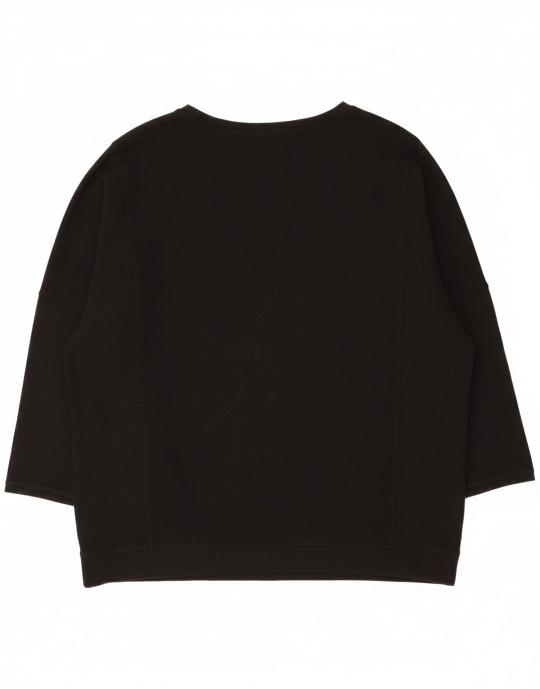 Zara moletom feminino oversized jumper UK 10 pequeno preto