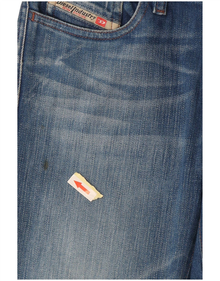 Jeans feminino Diesel Bootzee Regular Slim Bootcut W26 L32 Azul Algodão