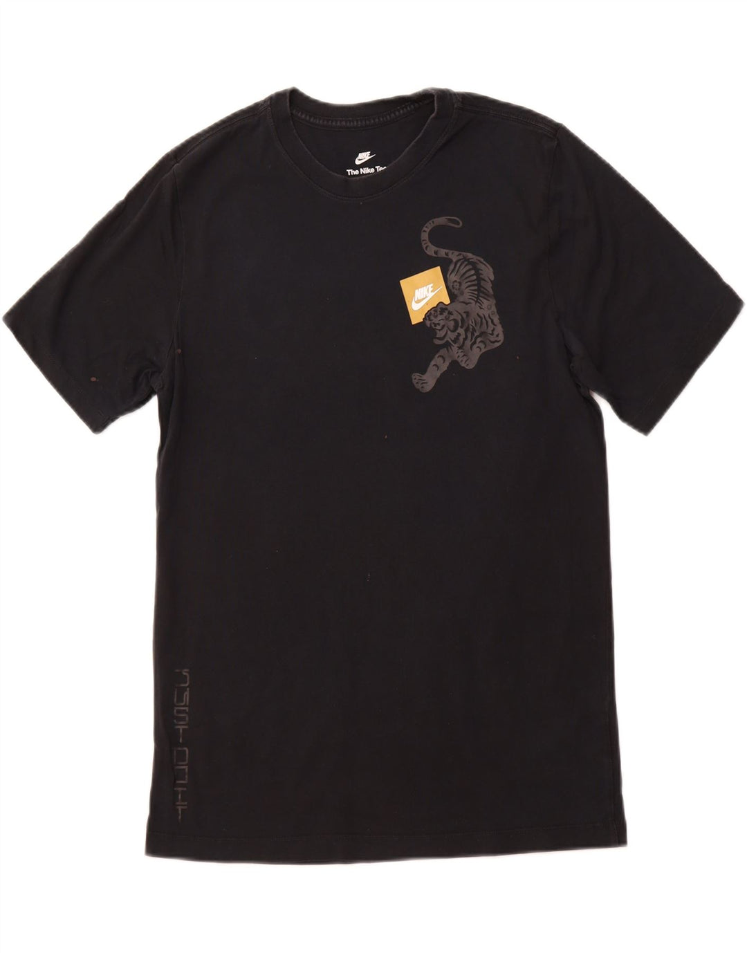 Camiseta masculina NIKE alta gráfica preta média