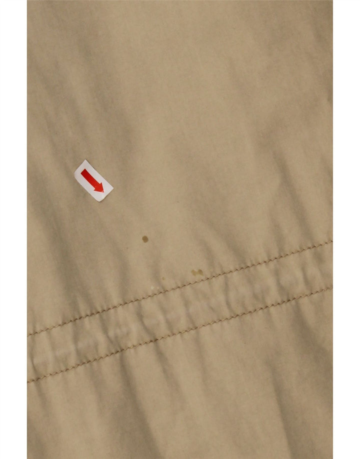 Jaqueta utilitária masculina com capuz GANT Reino Unido 40 algodão bege grande