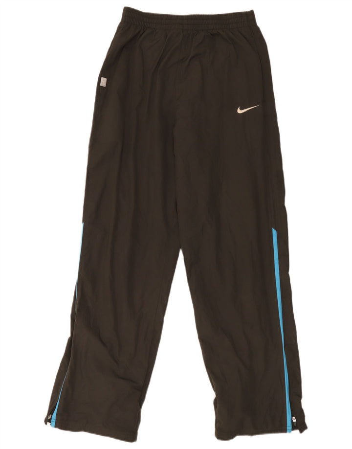 Calça de treino Nike Boys 13-14 anos XL cáqui colorblock poliéster