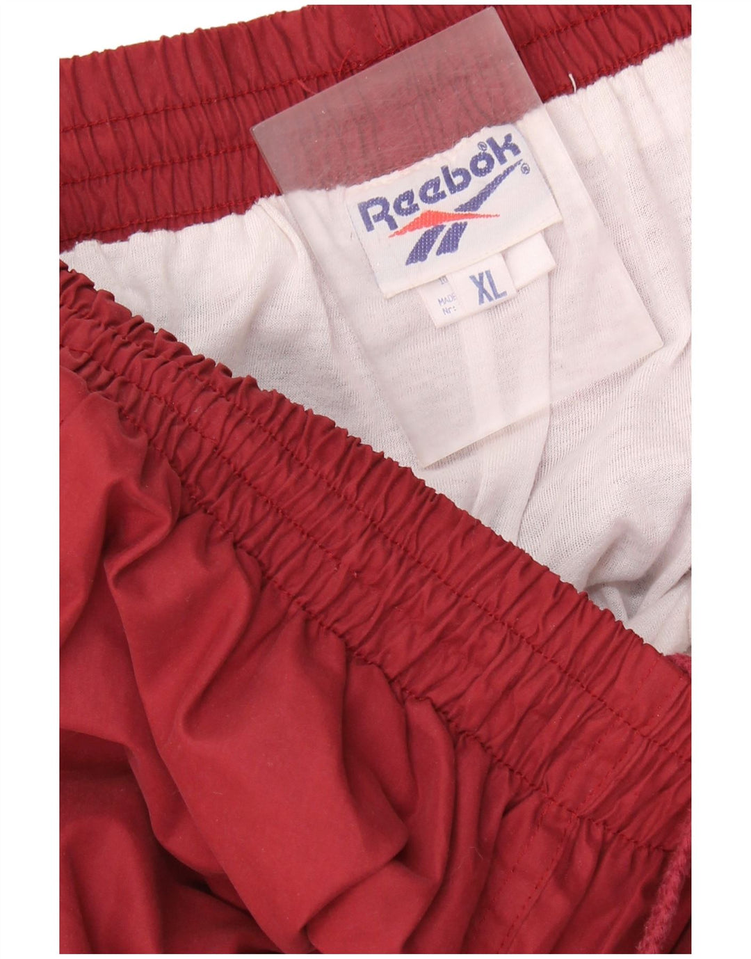 REEBOK Mens Calças de treino Joggers XL Borgonha Poliéster