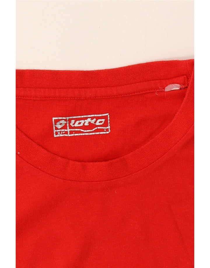 Camiseta masculina LOTTO XL vermelha