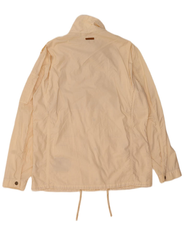 Jaqueta utilitária masculina Marlboro Classics UK 42 XL algodão bege
