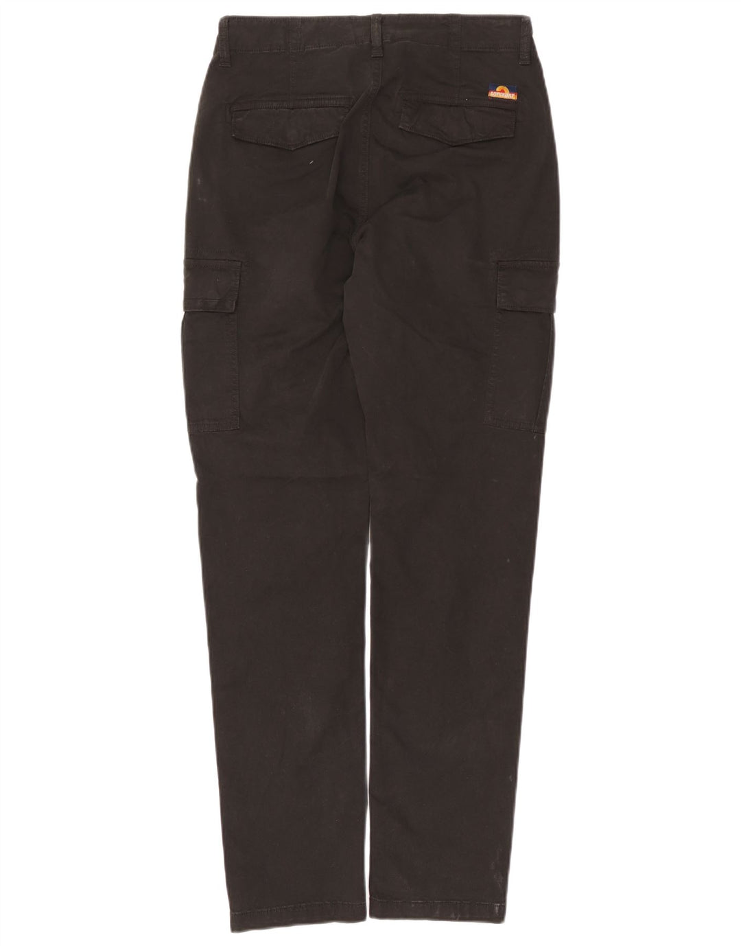 Calça cargo slim masculina Superdry W28 L32 algodão preto