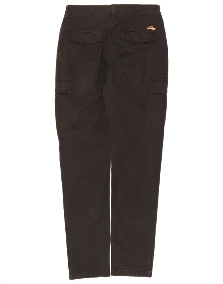 Calça cargo slim masculina Superdry W28 L32 algodão preto