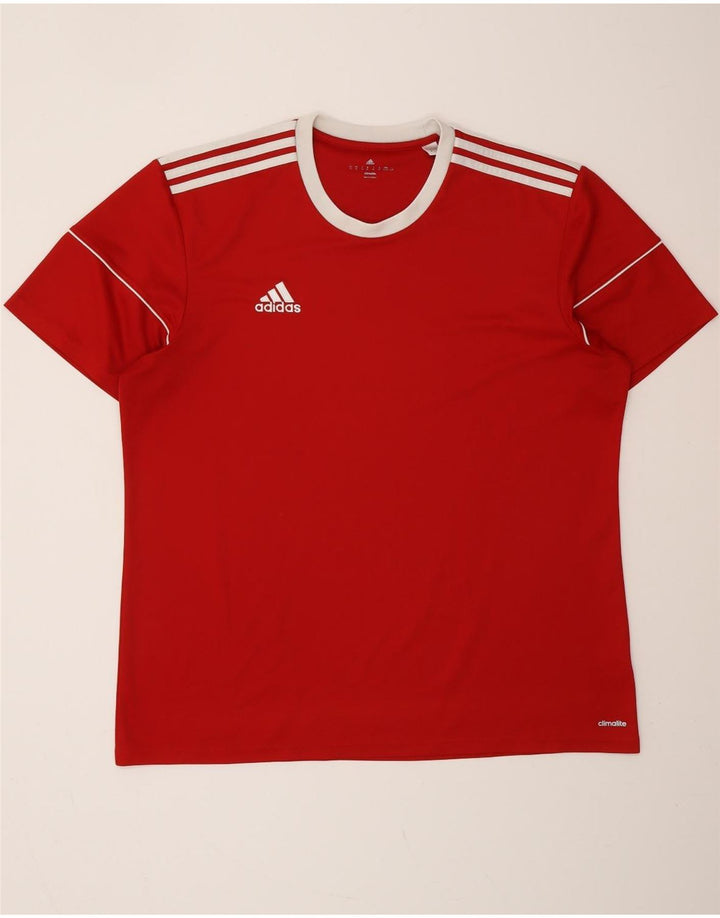 Camiseta Adidas Masculina Climalite Top XL Vermelha