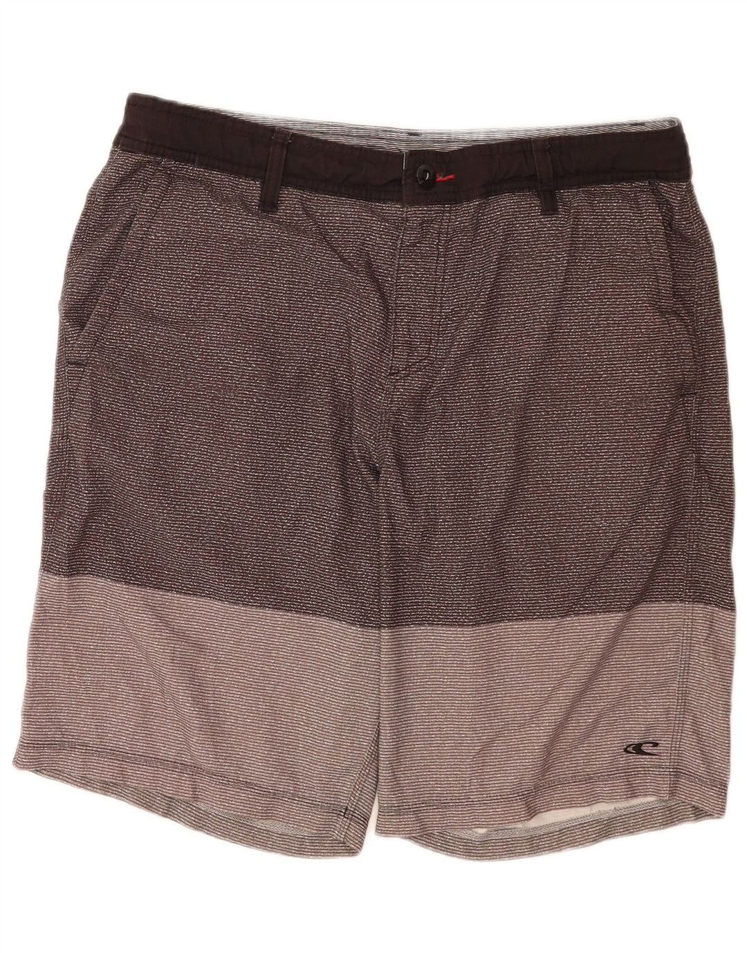 Shorts Chino Masculino O'Neill W34 Poliéster Listrado Cinza Grande