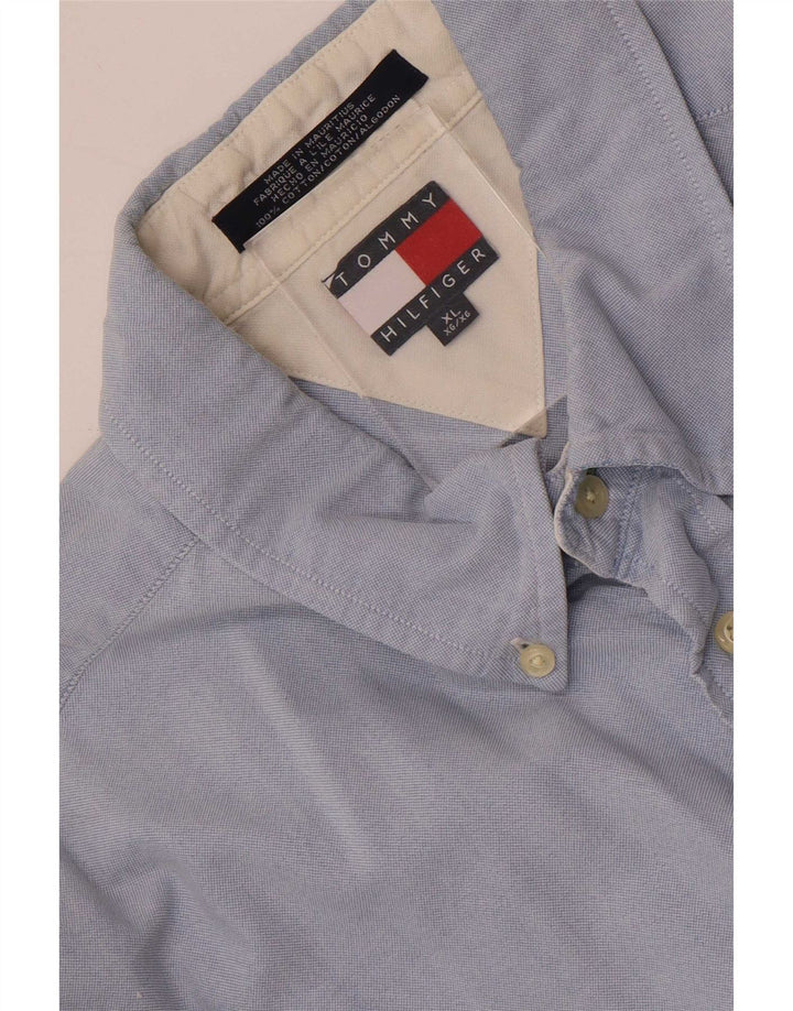 Camisa masculina Tommy Hilfiger XL azul algodão