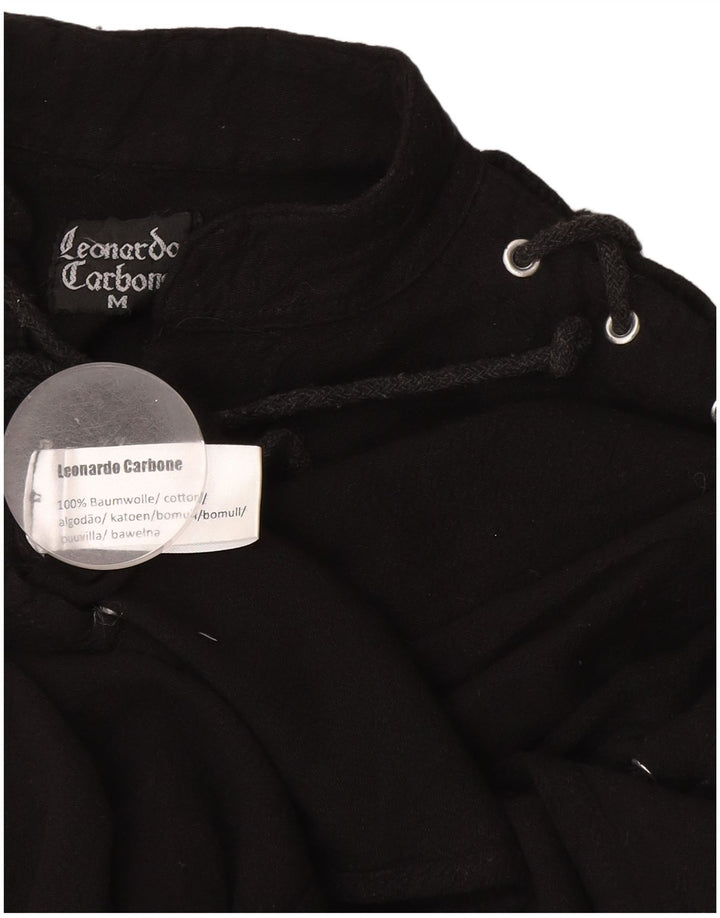 Blusa pulôver feminina Leonardo Carbone Reino Unido 14 algodão preto médio