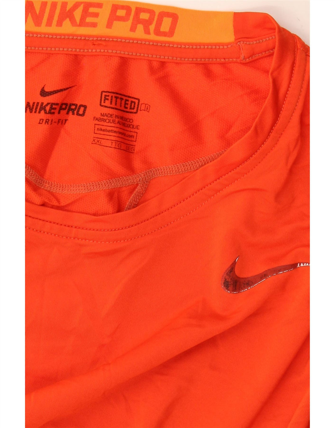 Camiseta Nike Masculina Dri Fit Top 2XL Laranja