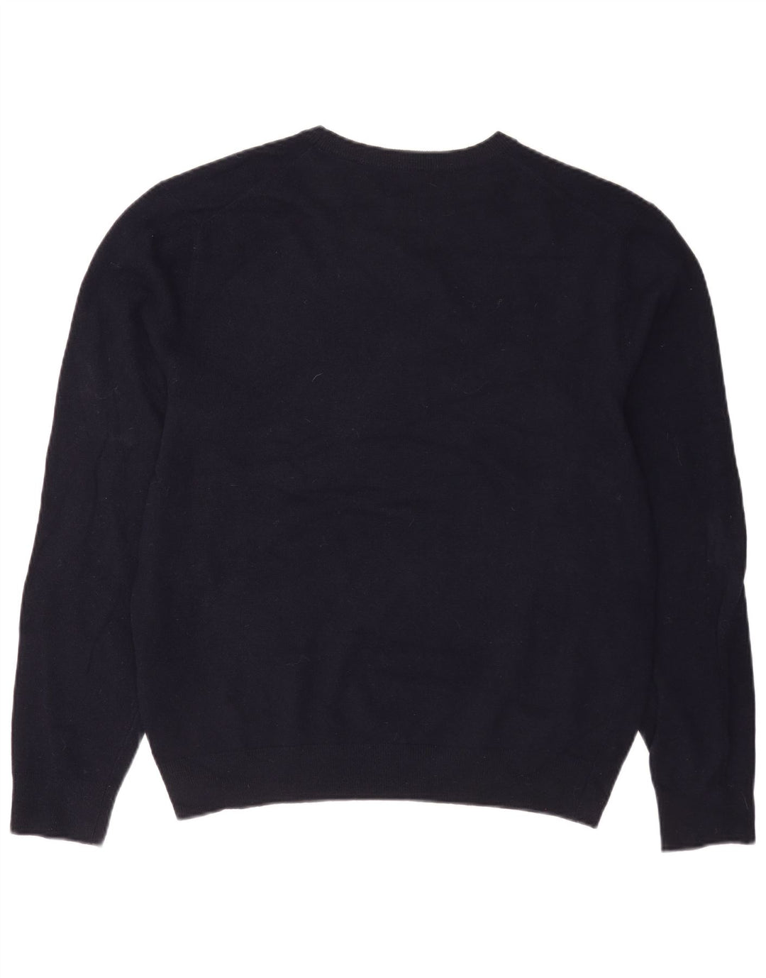 Suéter masculino Gant com gola canoa XL lã azul marinho