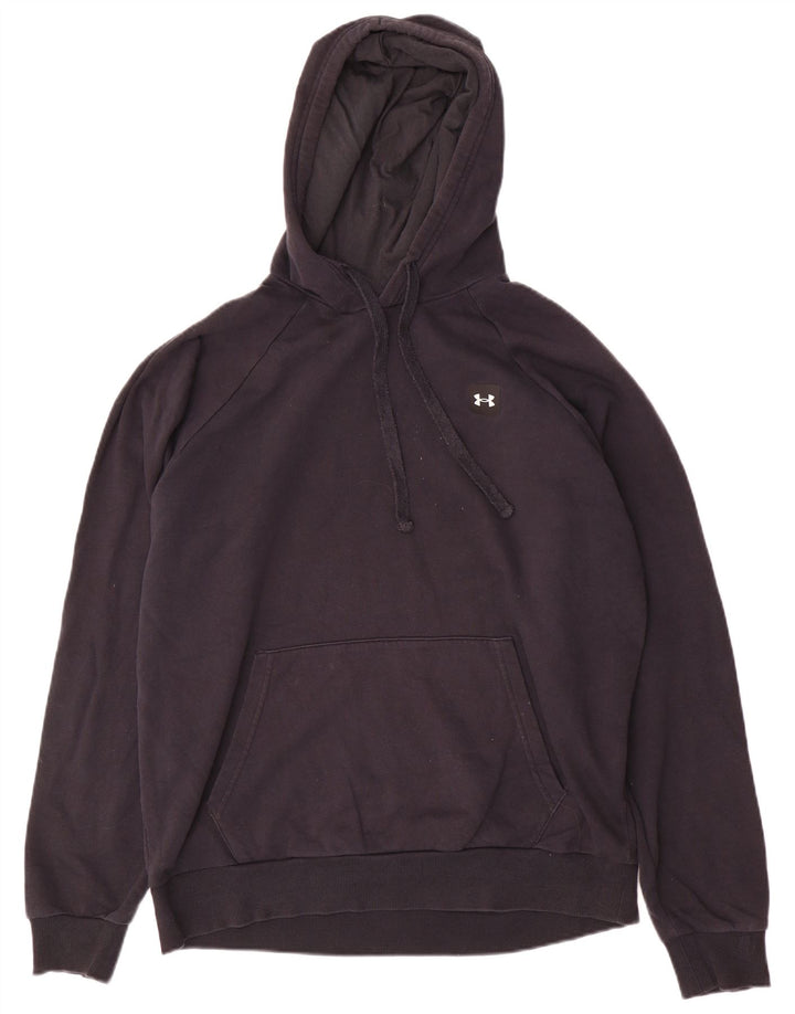 Under Armour Mens Hoodie Jumper Grande Algodão Preto