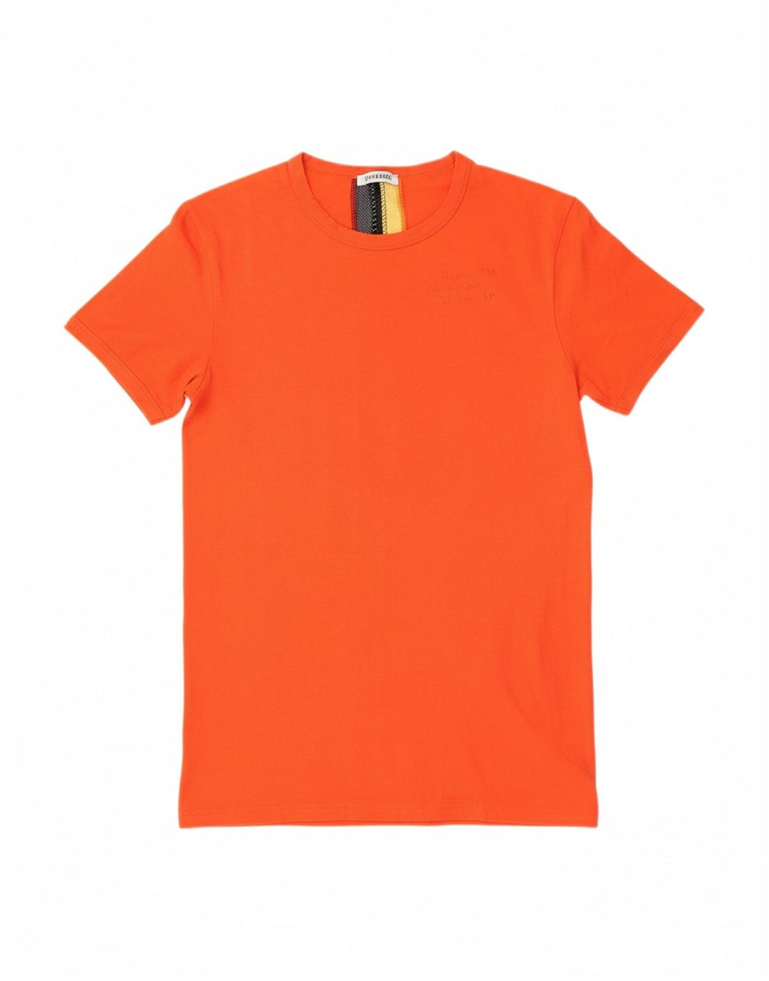 Camiseta gráfica masculina BIKKEMBERGS algodão laranja médio