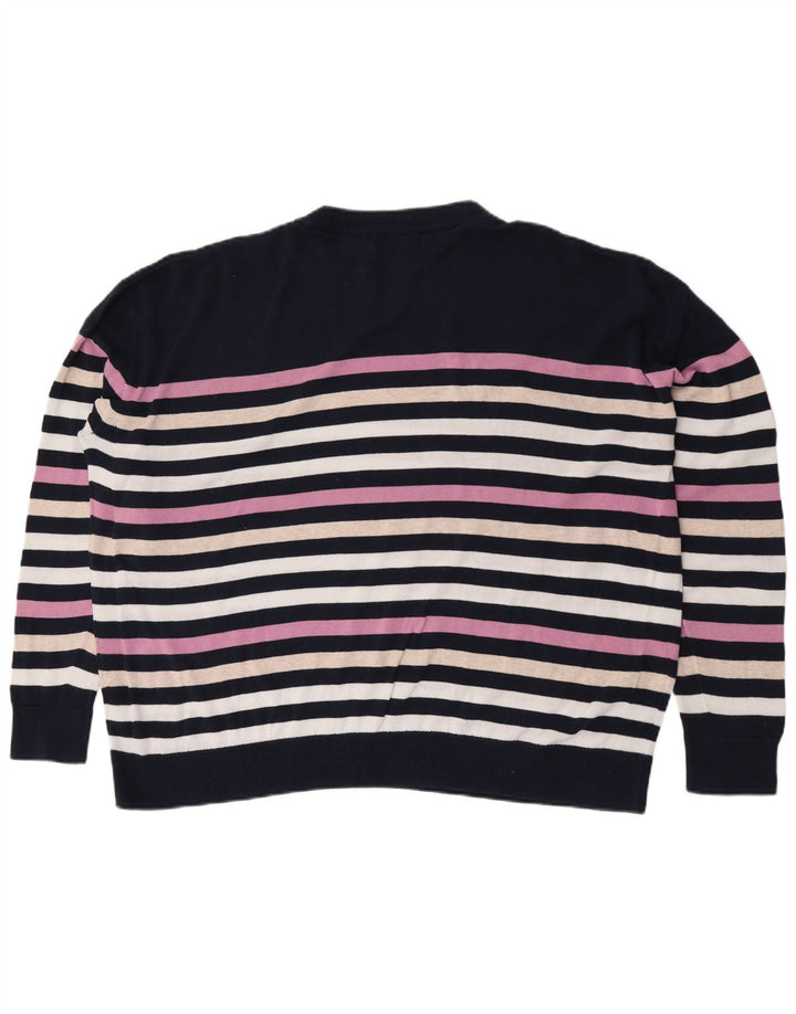 Suéter feminino Marks & Spencer com gola redonda UK 18 XL multicolorido