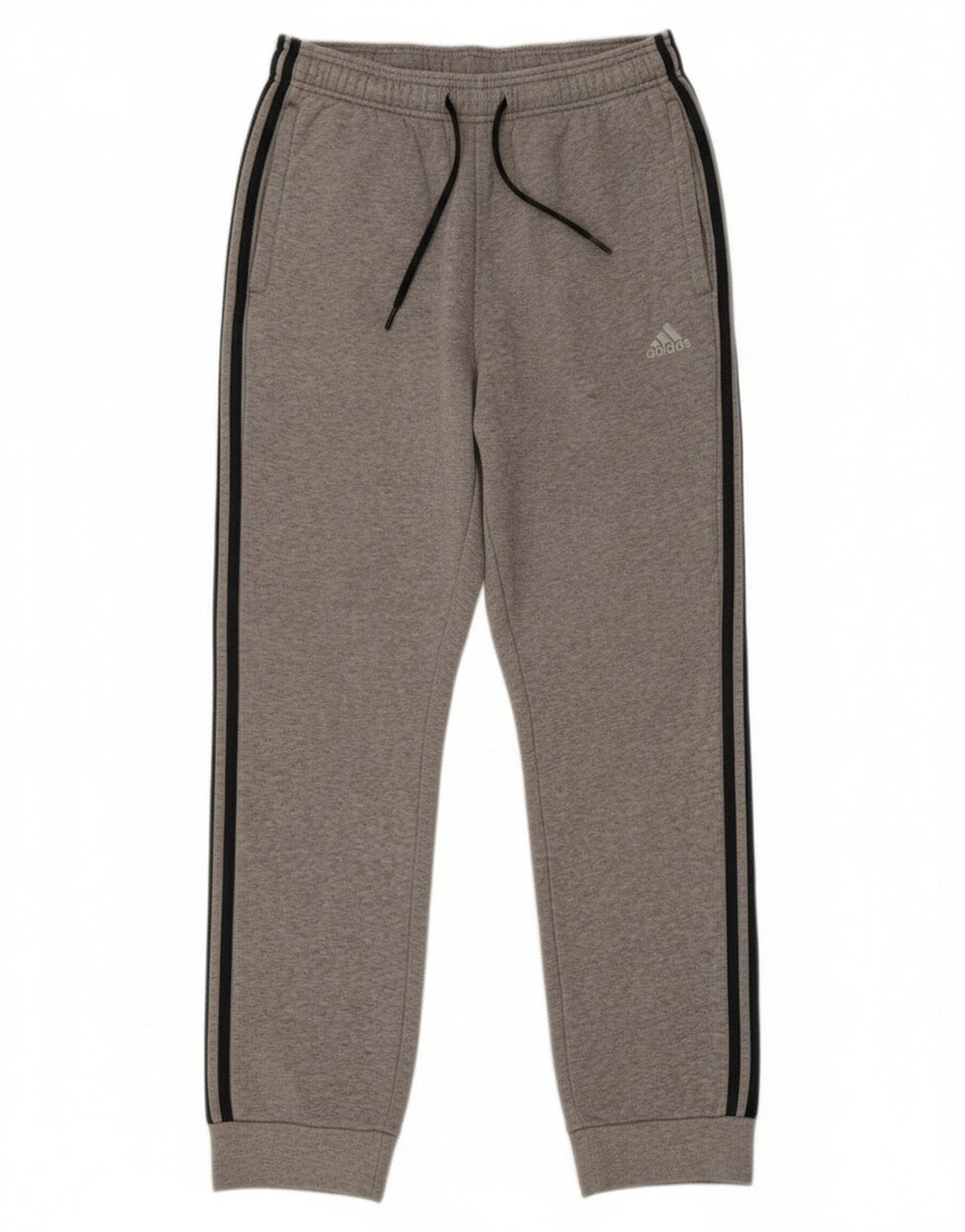 Calça de treino masculina Adidas Joggers cinza médio algodão