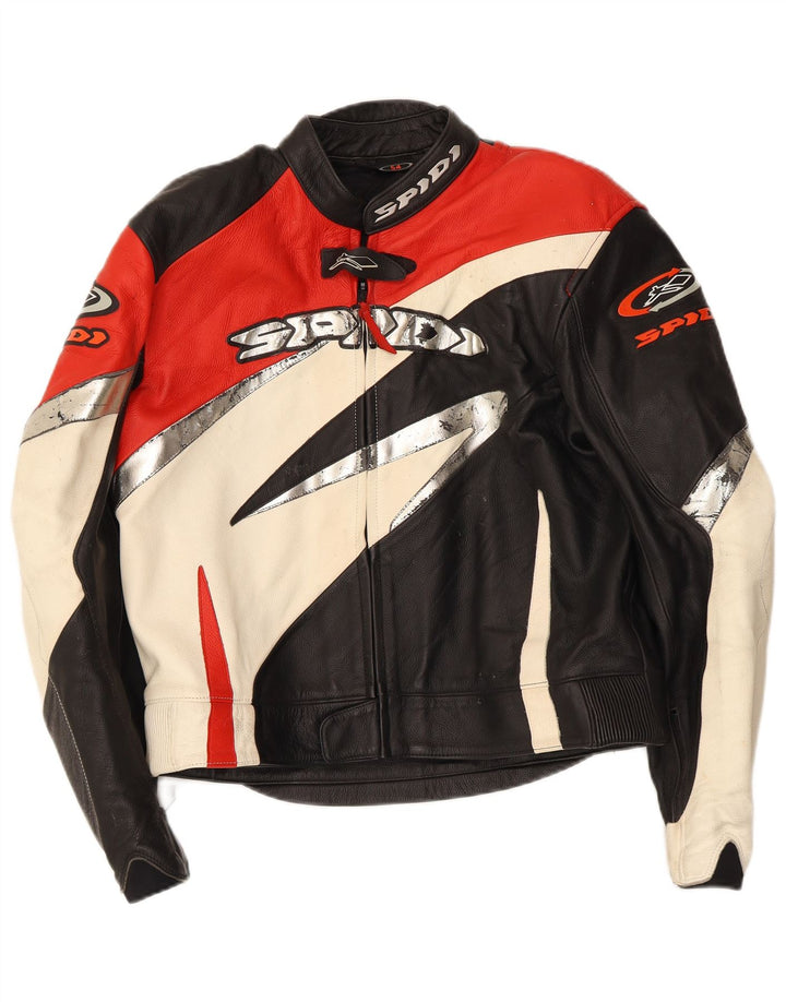 Jaqueta masculina Spidi Graphic Moto Racer IT 54 2XL bloco colorido multicolorido