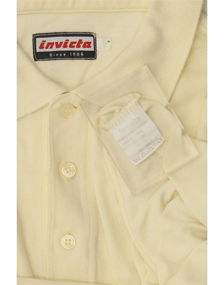 Camisa polo masculina Invicta XL algodão amarelo