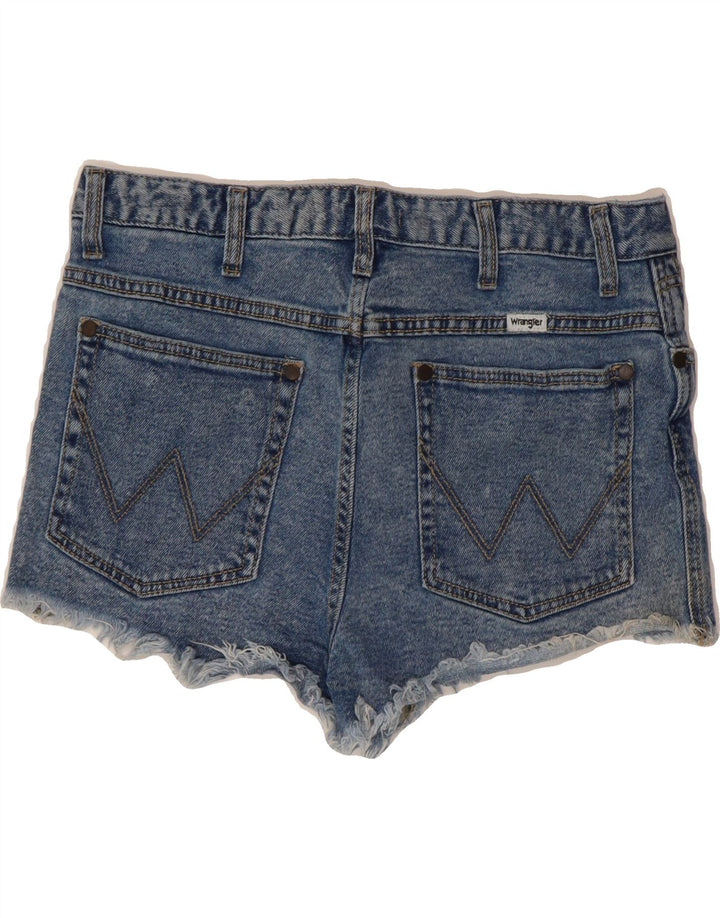 WRANGLER Womens Denim Shorts W31 Medium  Blue Cotton Vintage Wrangler and Second-Hand Wrangler from Messina Hembry 
