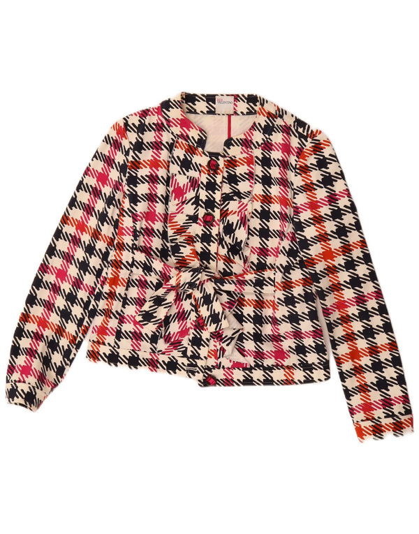 Jaqueta Blazer Crop Feminina Red by Valentino IT 42 Médio Multicolorido