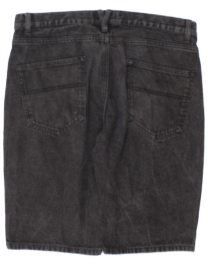 Shorts jeans masculino Pierre Cardin grande W36 algodão cinza