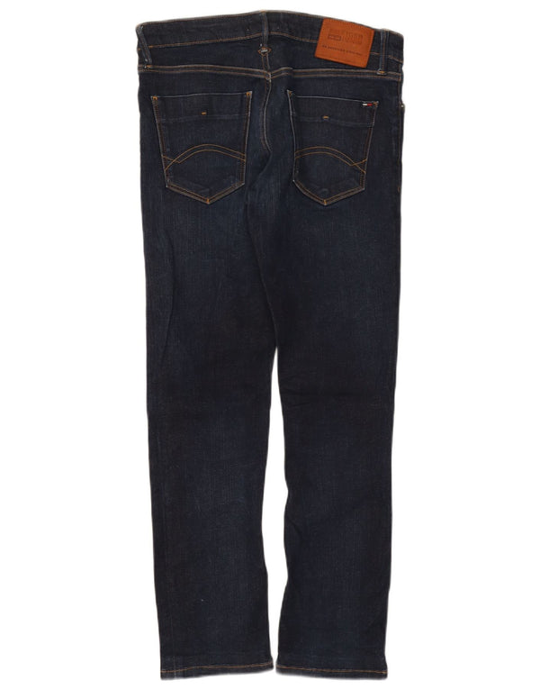 Jeans slim feminino Tommy Hilfiger W31 L27 algodão azul marinho