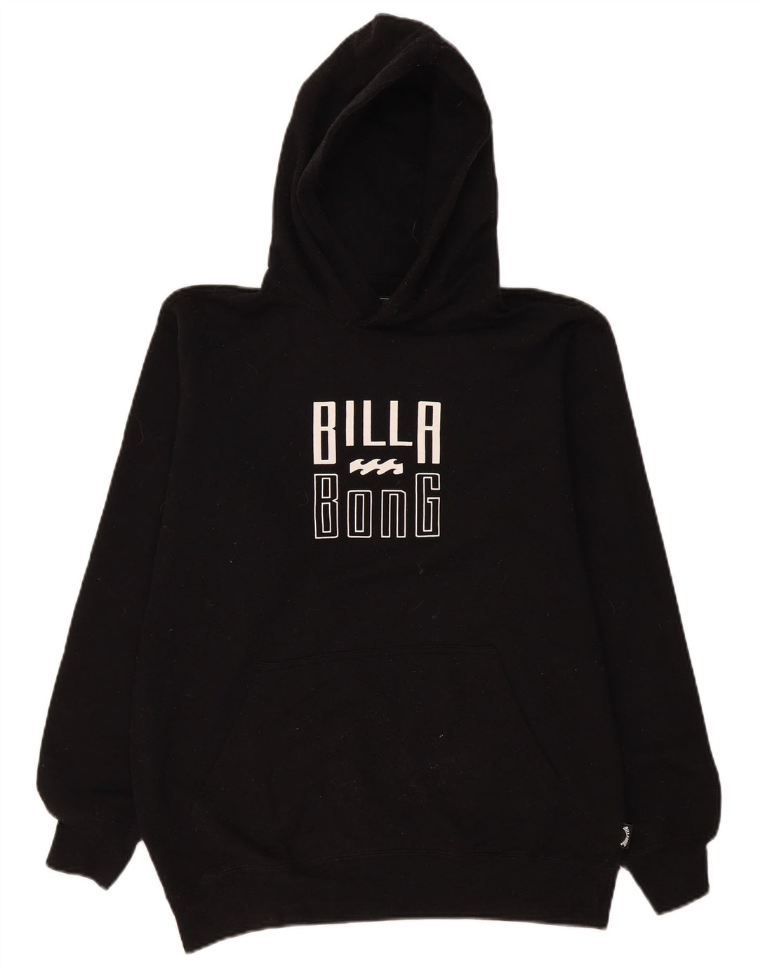 Suéter com capuz gráfico masculino Billabong médio preto
