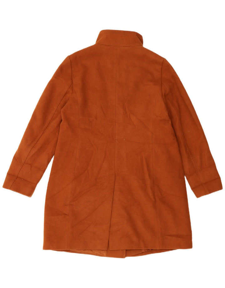 Sobretudo feminino Marks & Spencer Reino Unido 16 grande poliéster marrom
